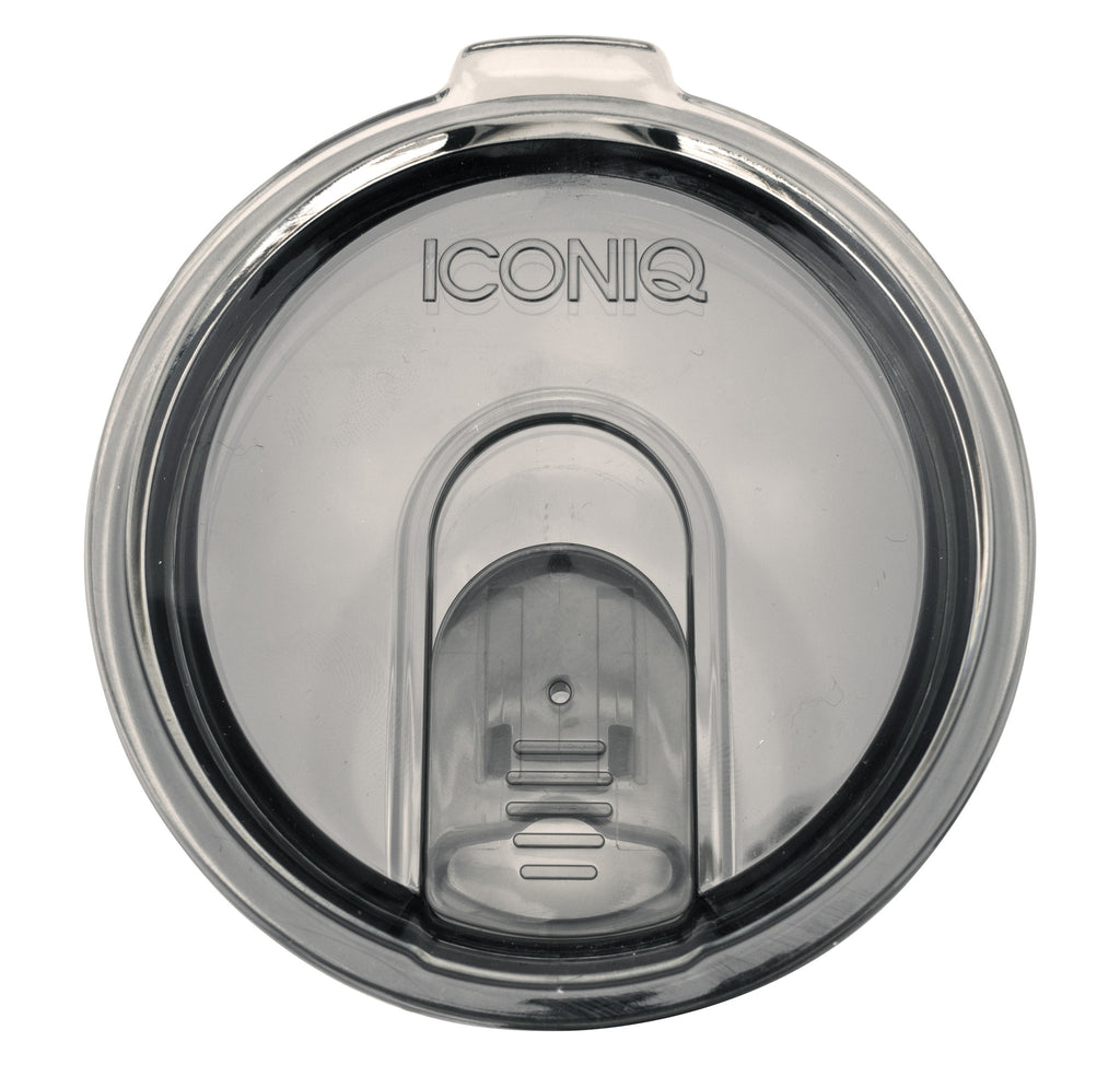 30oz Iconiq Retractable Tumbler Lid - Smoke Grey