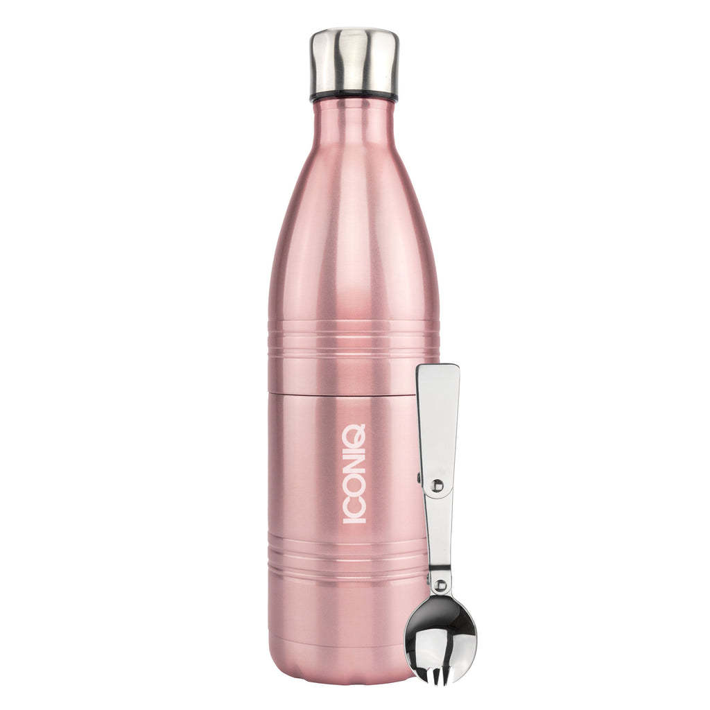 Qore Bottle Insulated Food Container - Rose Gold