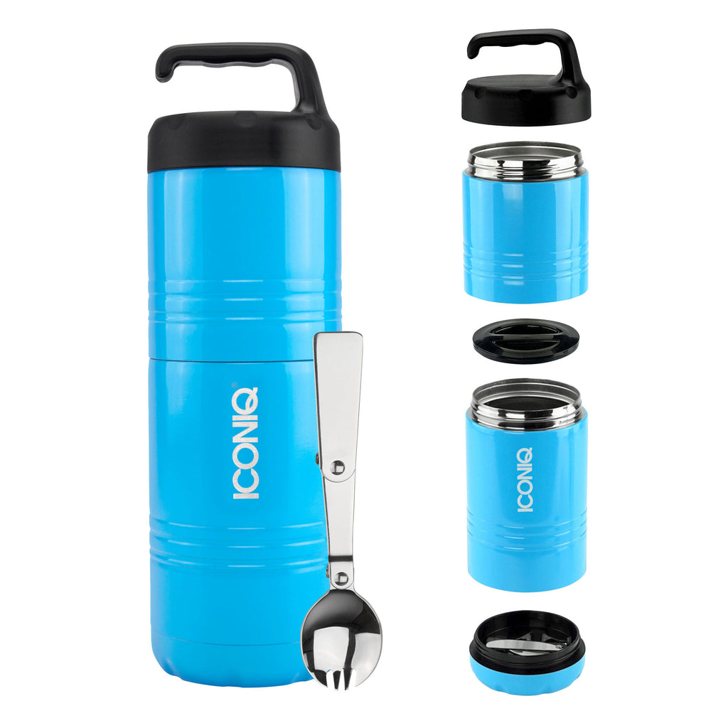 Qore Stack Insulated Food Container - Ocean Blue