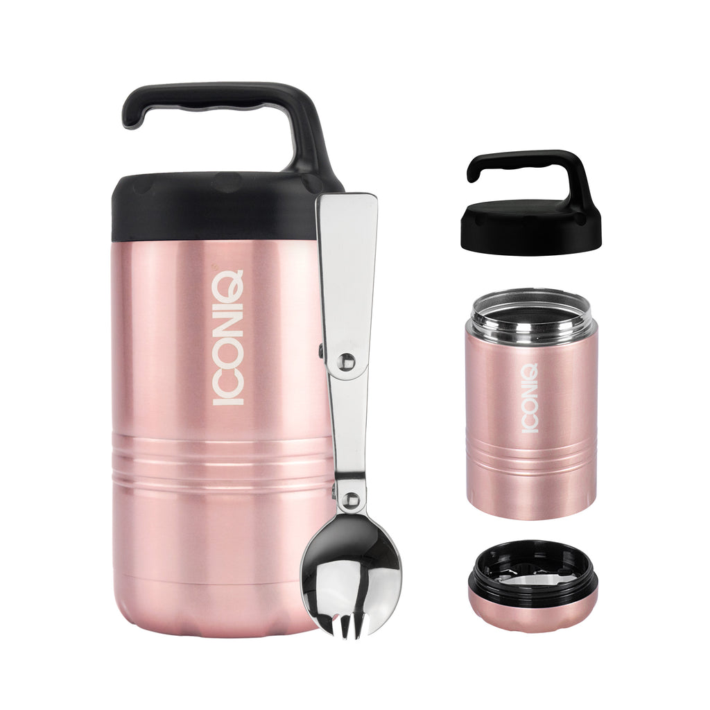 Qore Standard Insulated Food Container - Rose Gold