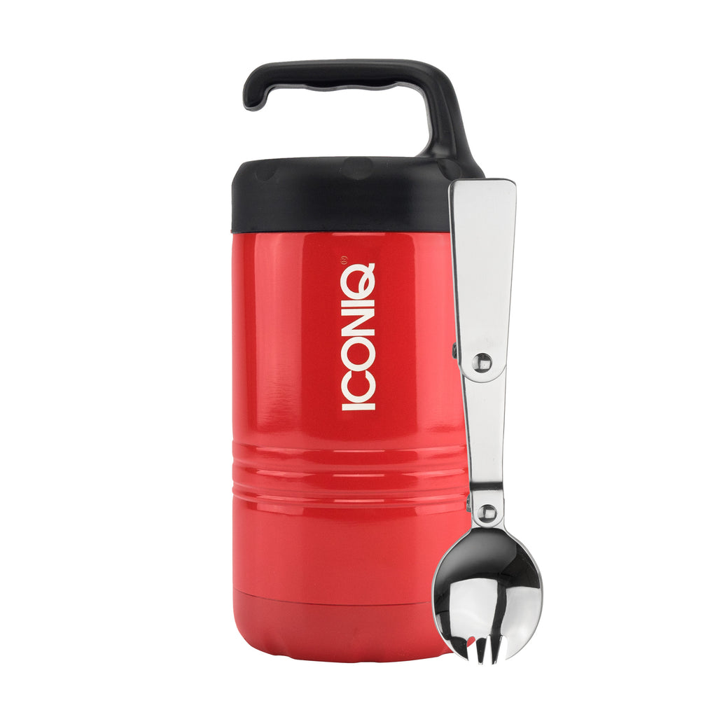 Qore Standard Insulated Food Container - Crimson Red