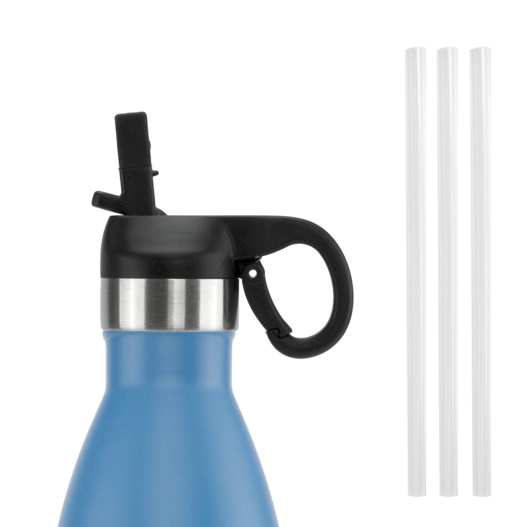 Pop-up Straw Cap for 25oz Water Bottles - Black