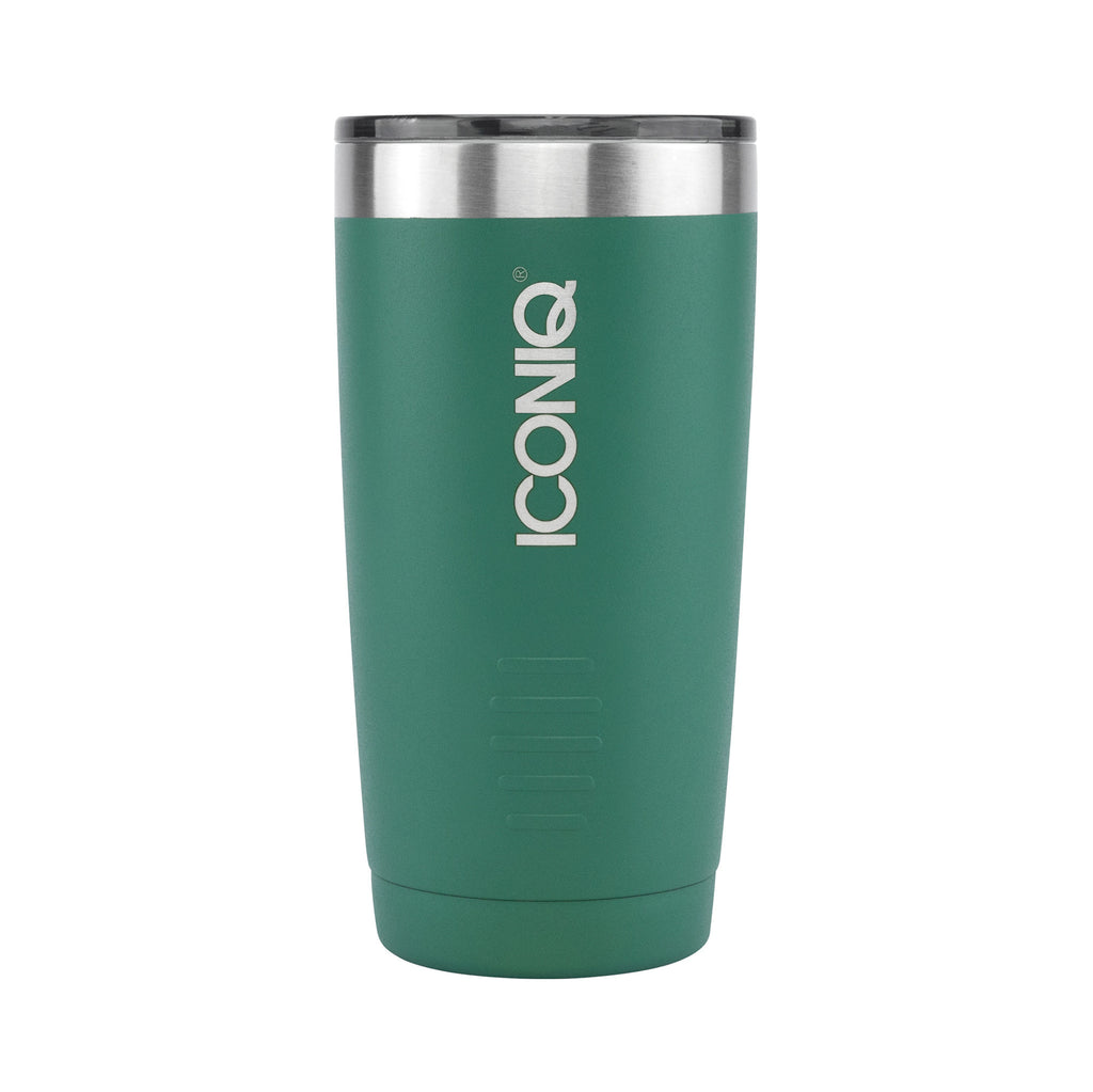 ICONIQ 20oz Green Tumbler - Stainless Steel Vacuum Insulated - Retractable Lid